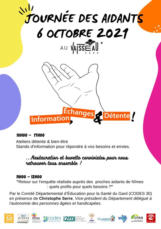 Journée des aidants à Nîmes, le Mercredi 6 Octobre